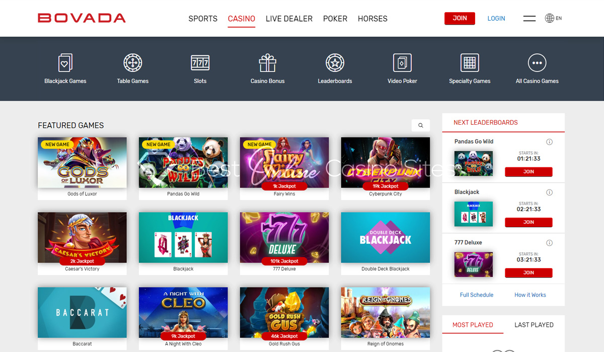 Bovada Casino Review in 2022 Play With a 3000 Bonus