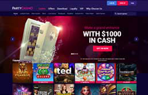 Party Casino website